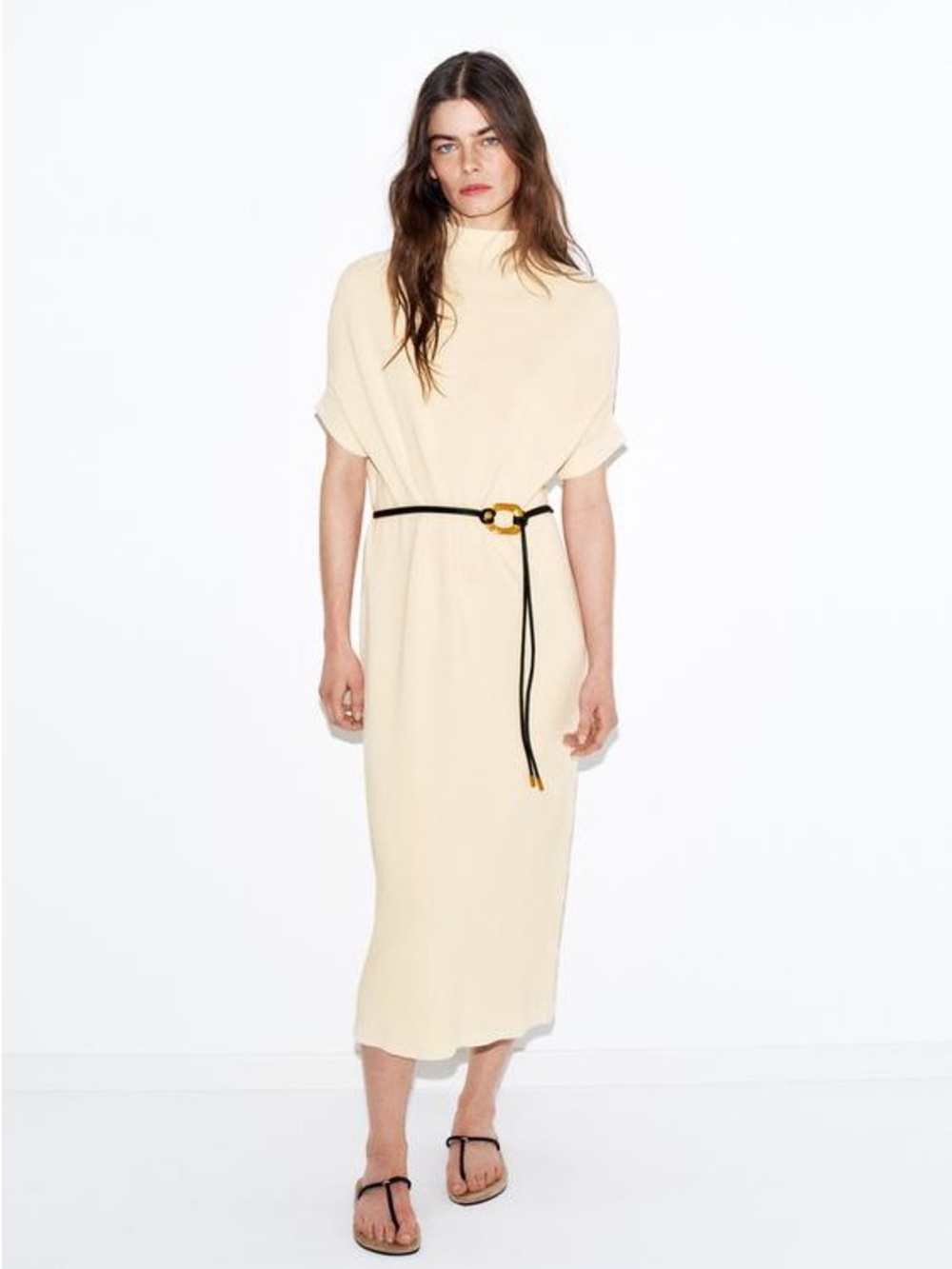 Zara knit dress with belt